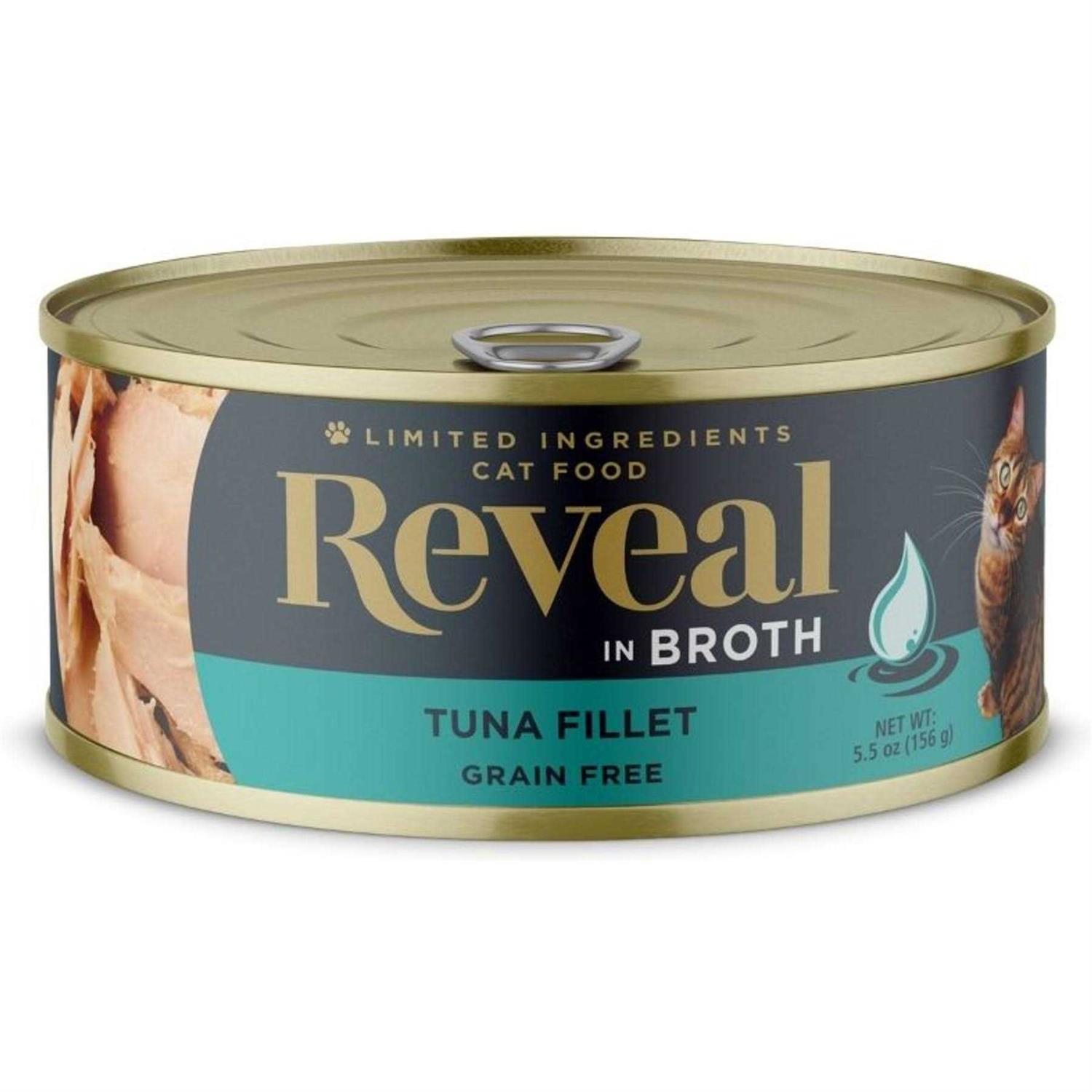 Reveal in Gravy Tuna Fillet Grain Free Cat Food - Healthber