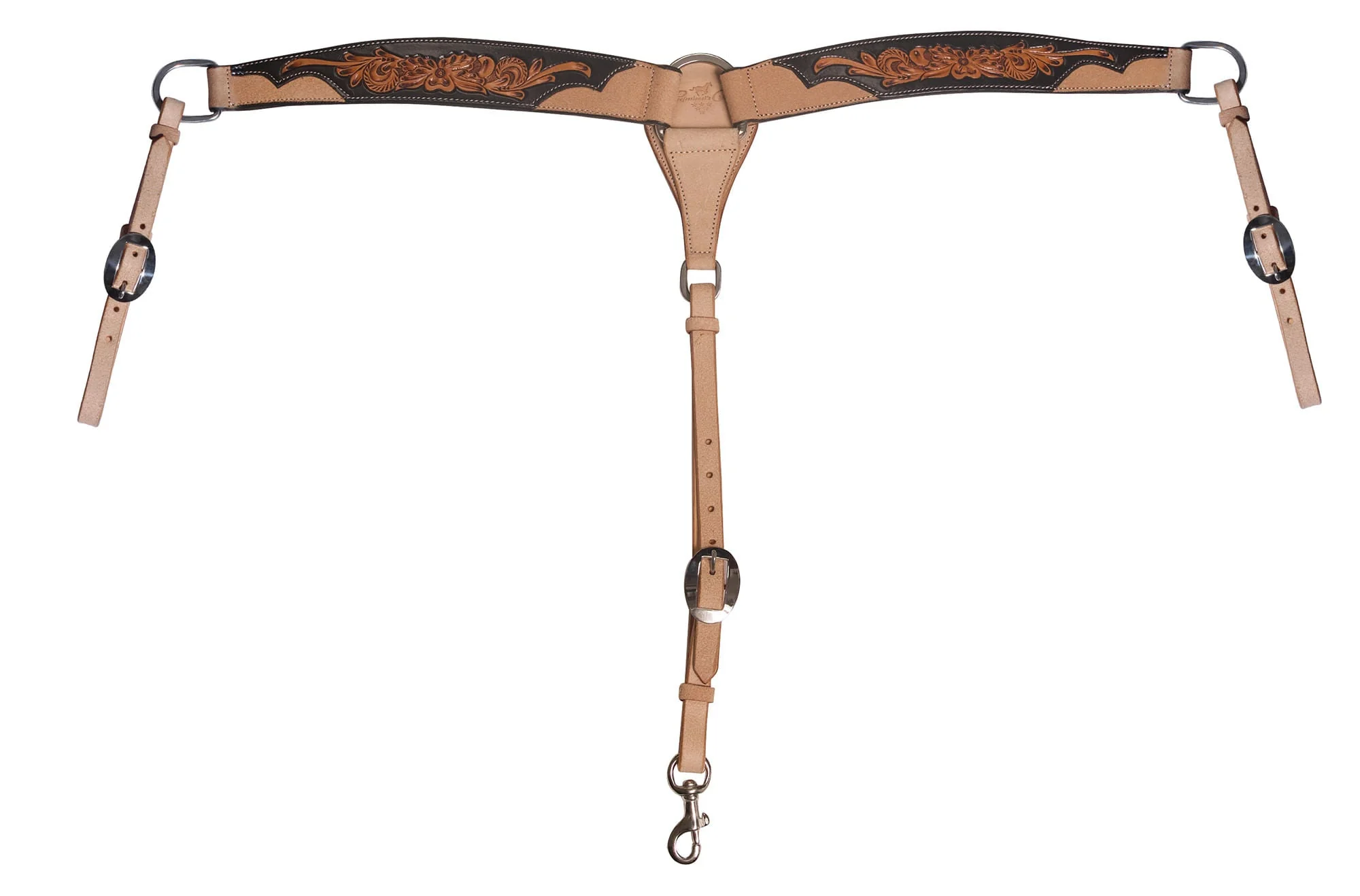 Black Floral Roughout Breast Collar - Healthber