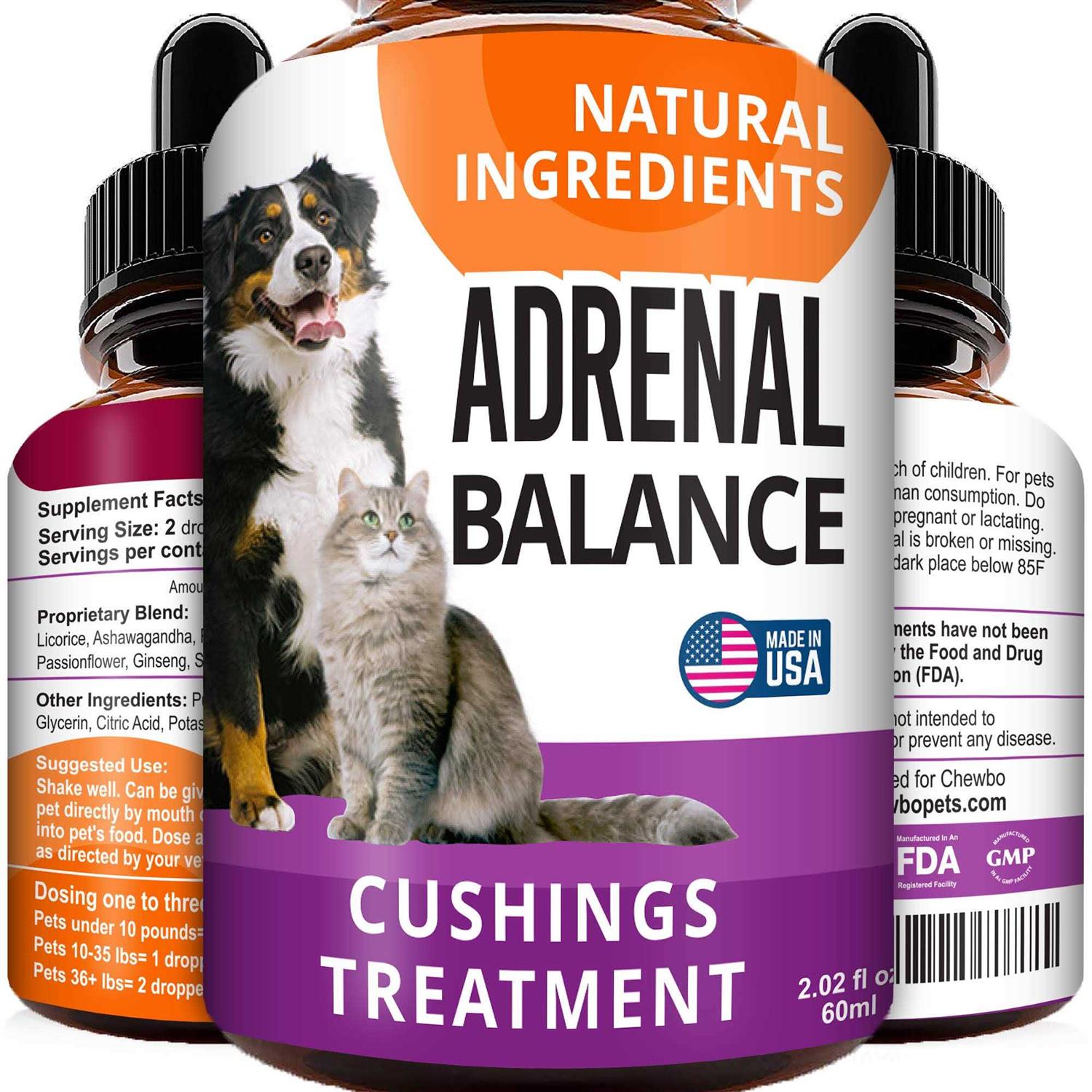 FurFinds Adrenal Balance for Dogs and Cats Cushings Treatment for Pets - Healthber