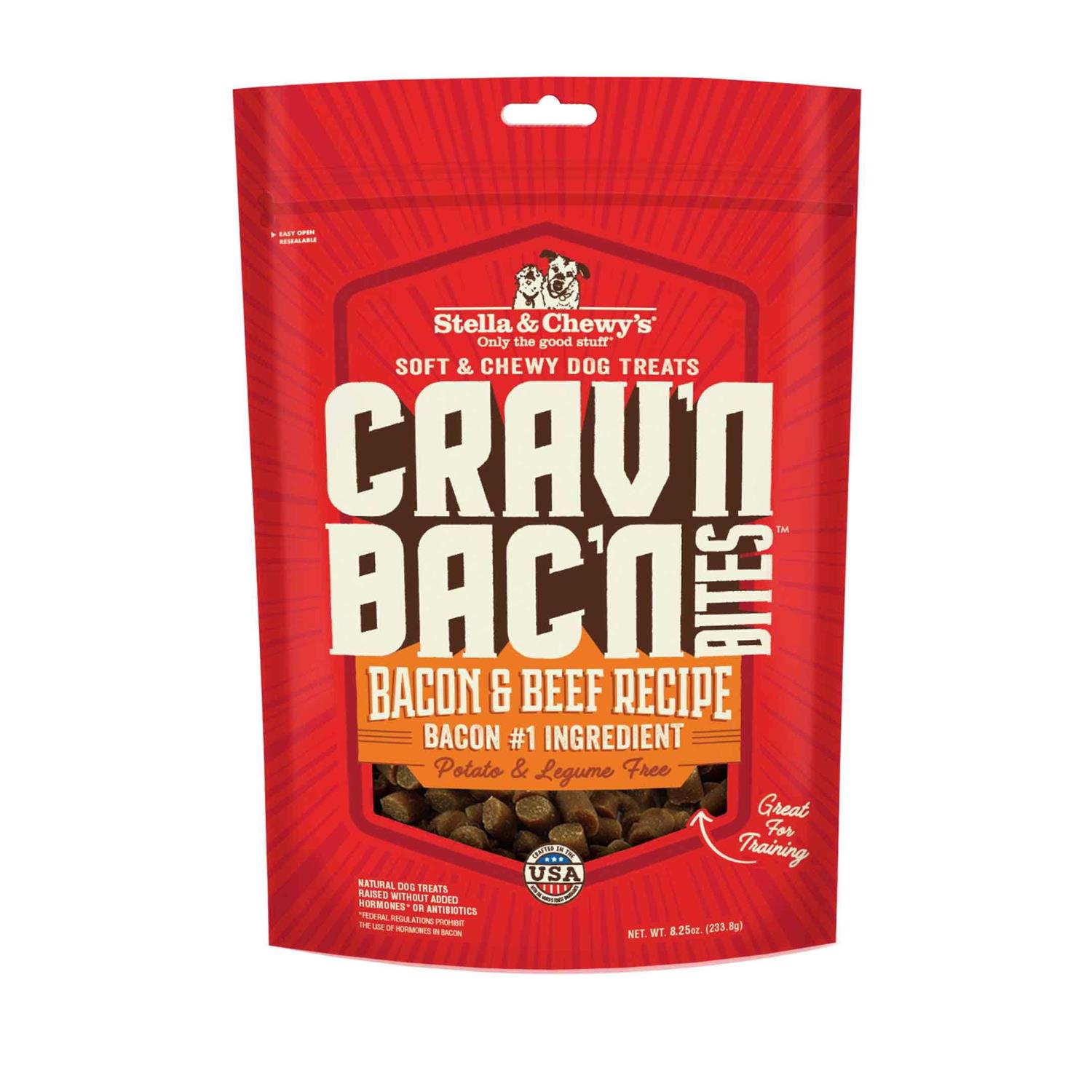 Stella & Chewy’s Crav’n Bac’n Bites Bacon Dog Treats - Healthber