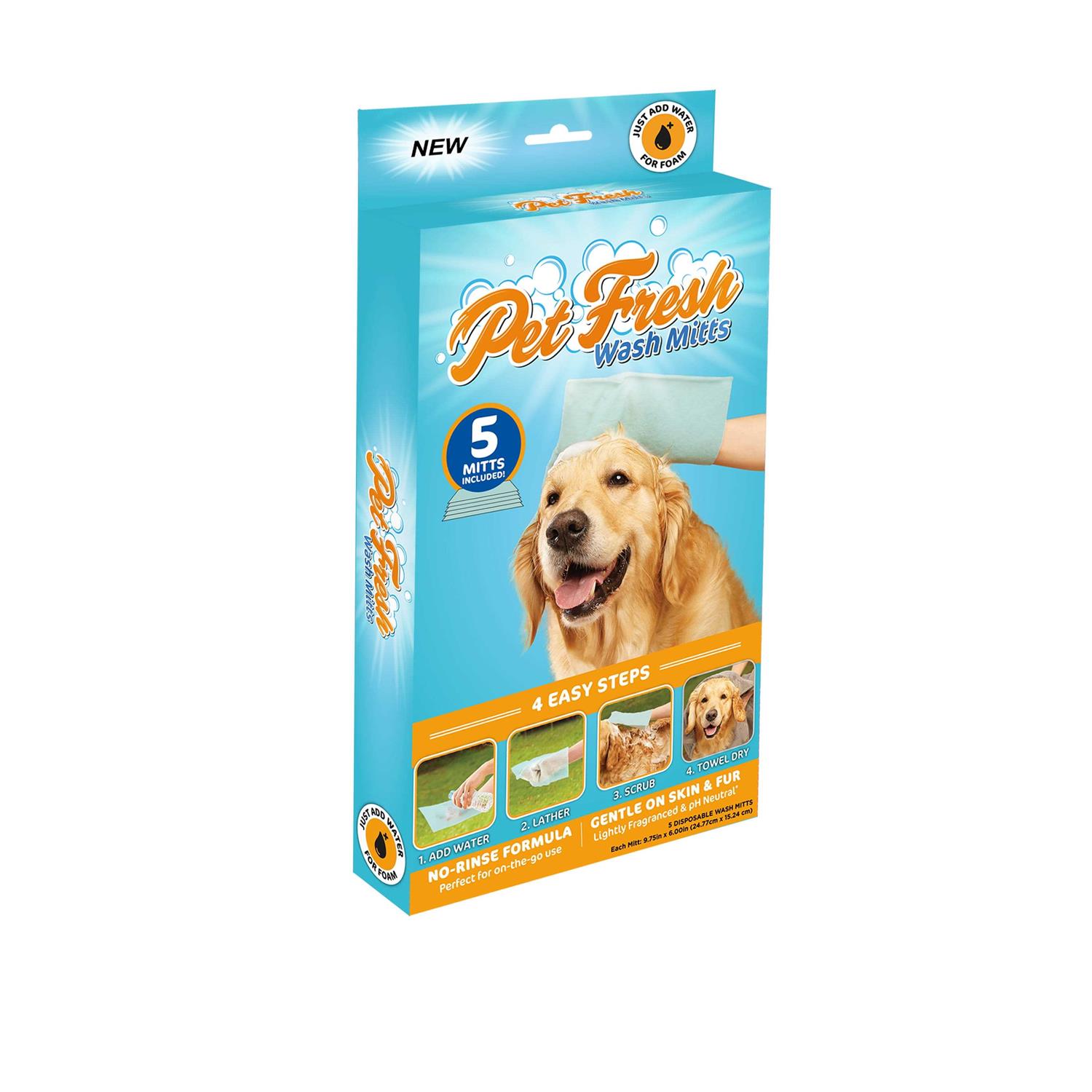 Pet Fresh Wash Mitts - Healthber