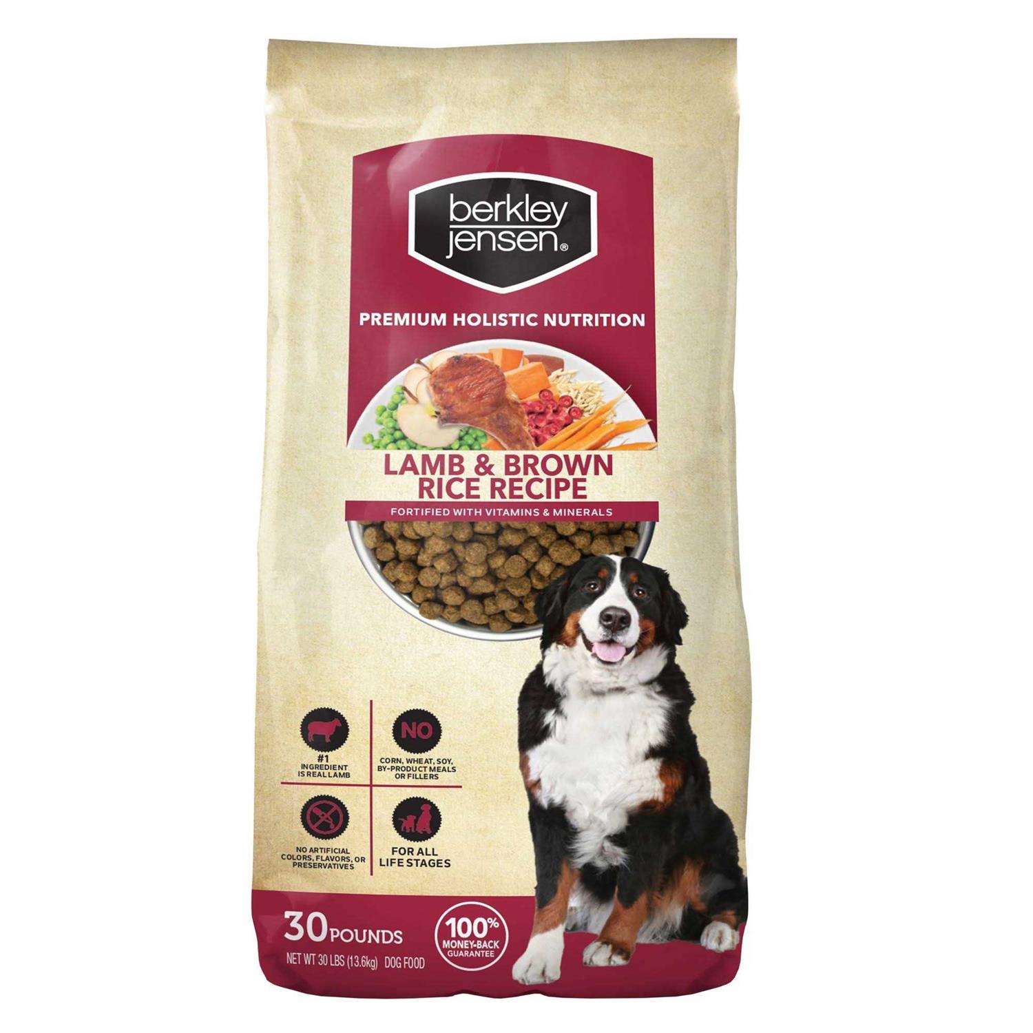 Berkley Jensen Premium Holistic Nutrition Lamb & Brown Rice Dry Dog Food - Healthber