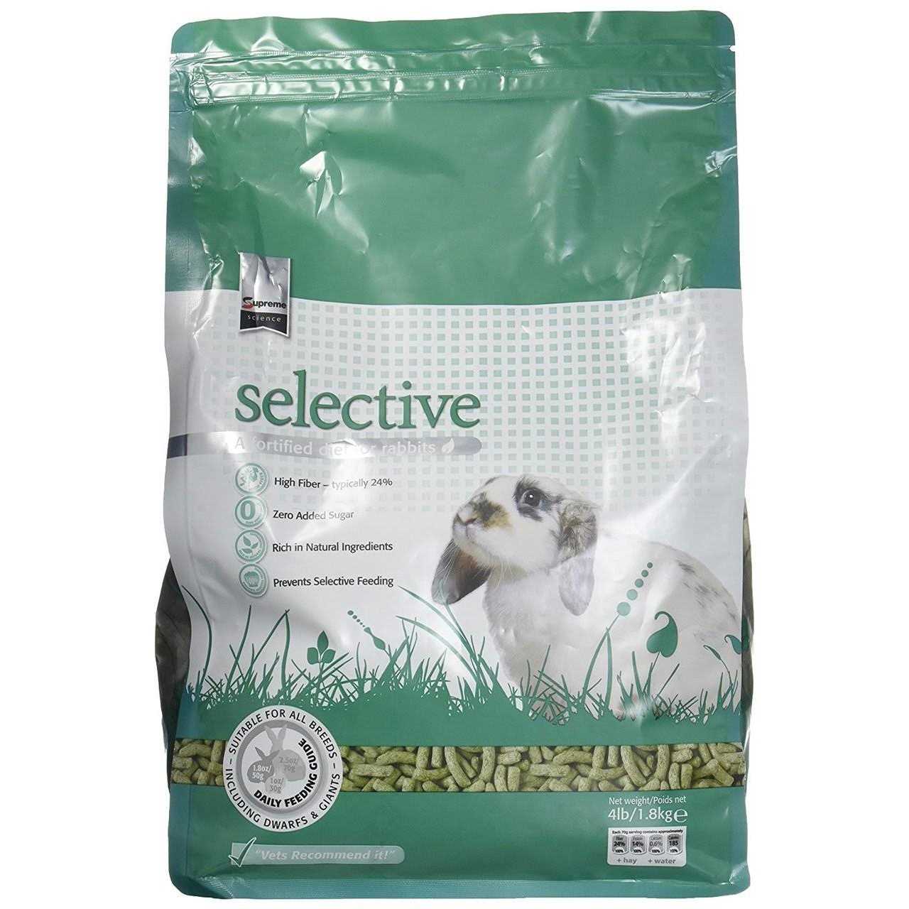 Supreme Science Selective Adult Rabbit Food - Healthber