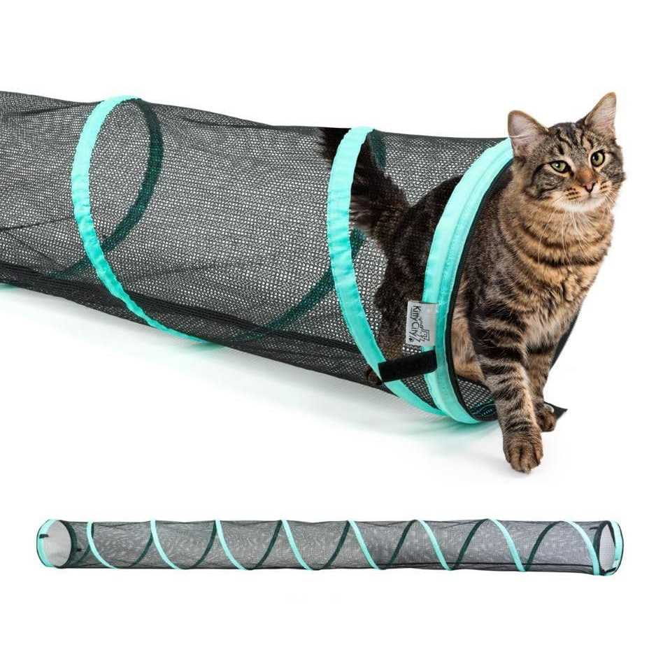 Kitty City Outdoor Catio Mega Kit for Cats, Replacement Parts, and 10′ Tunnels - Healthber