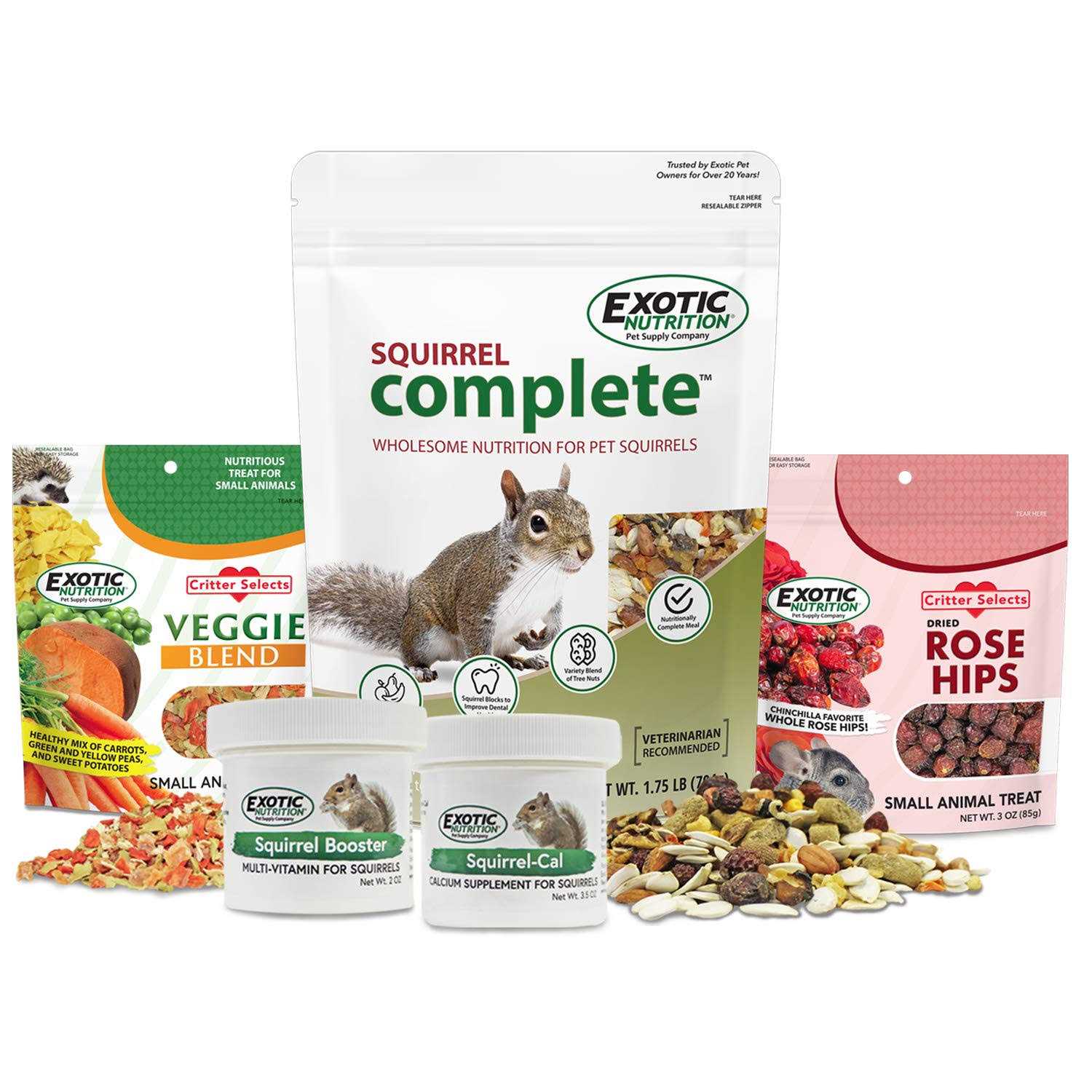 Squirrel Food Starter Package Includes Nutritionally Complete Diet - Healthber