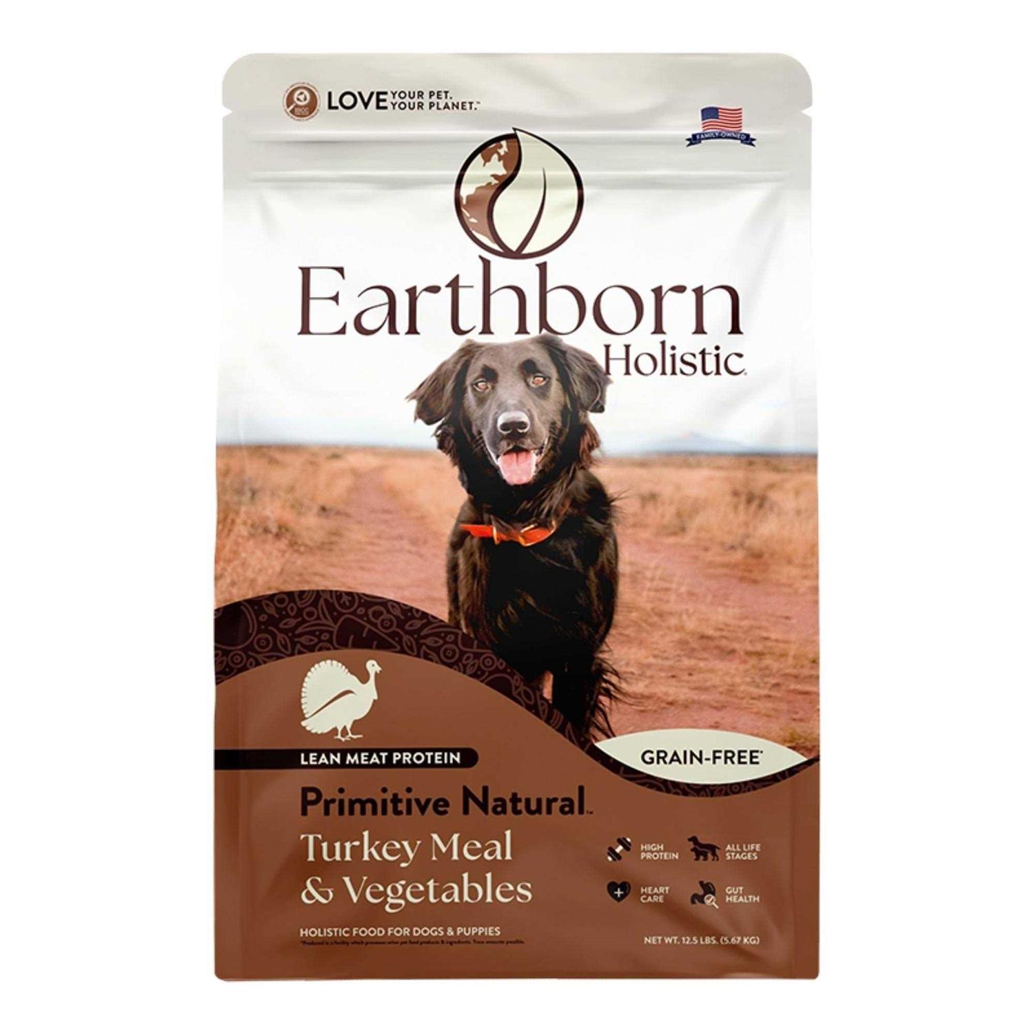 Earthborn Holistic Primitive Natural Grain Free Dry Dog Food - Healthber