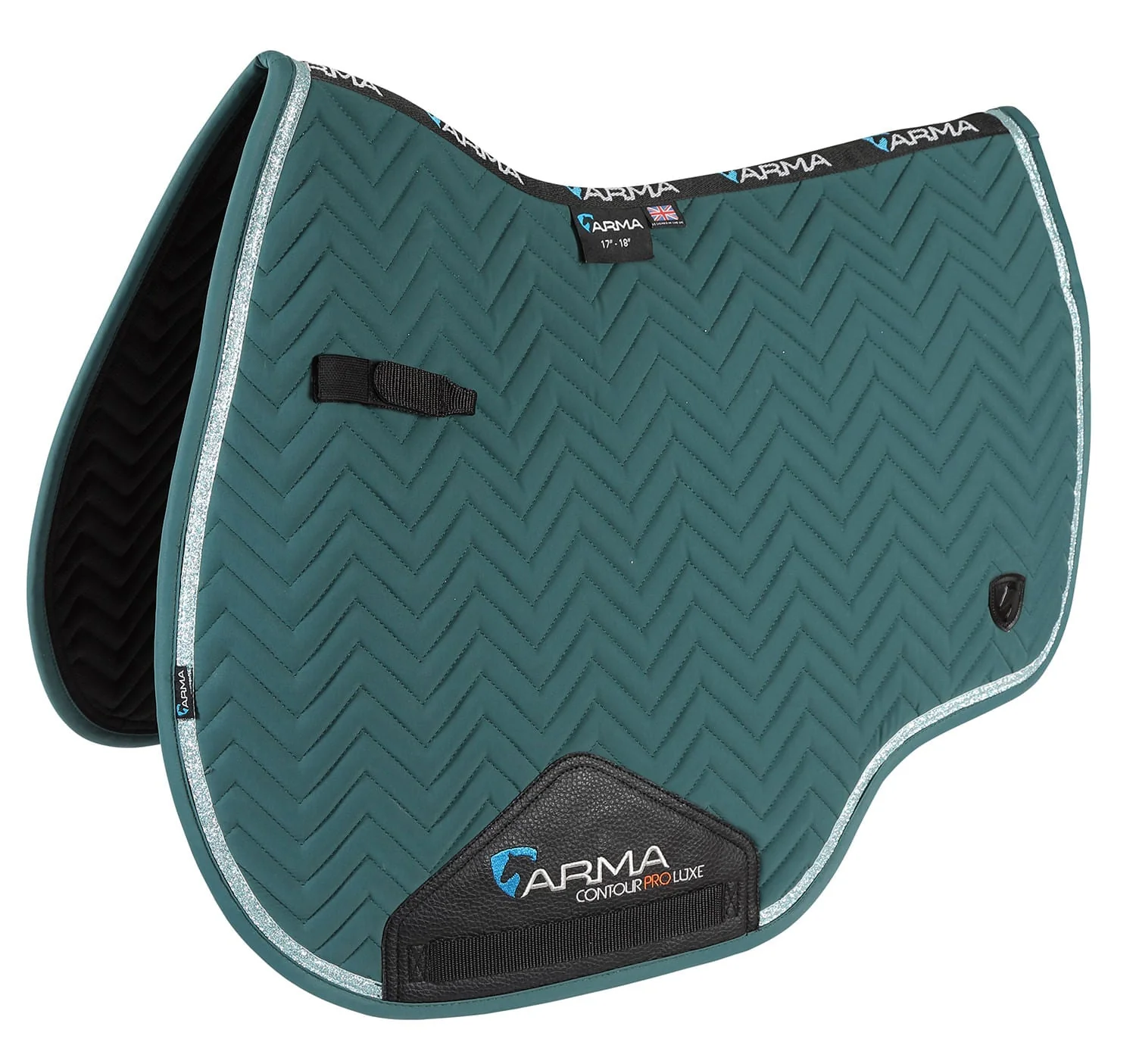 Arma Glitter Trim Saddle Pad - Healthber