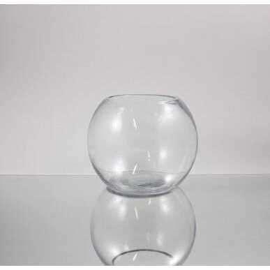 WGV Clear Bubble Bowl Glass Vase - Healthber