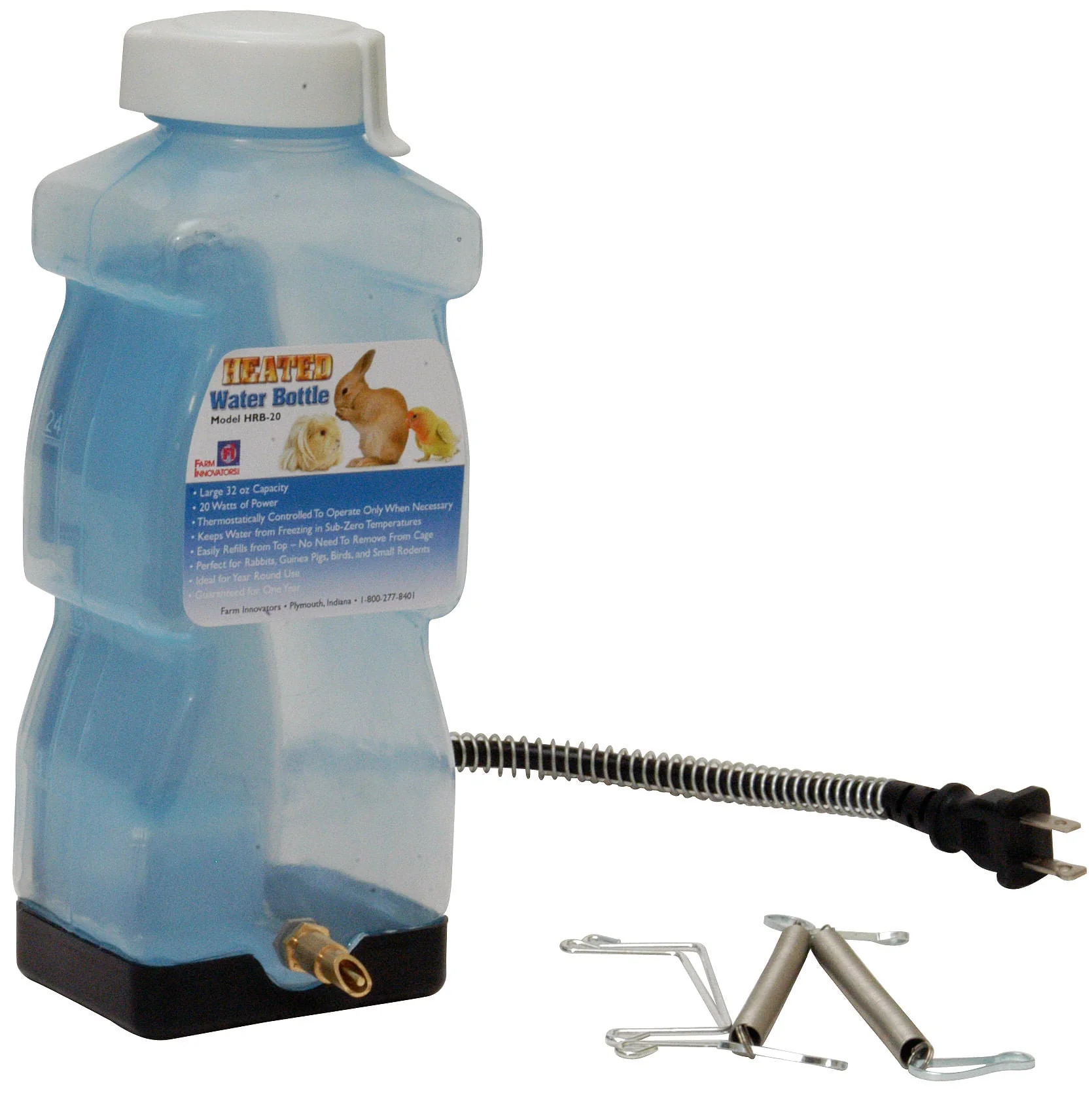 Heated Water Bottle, 32 oz - Healthber