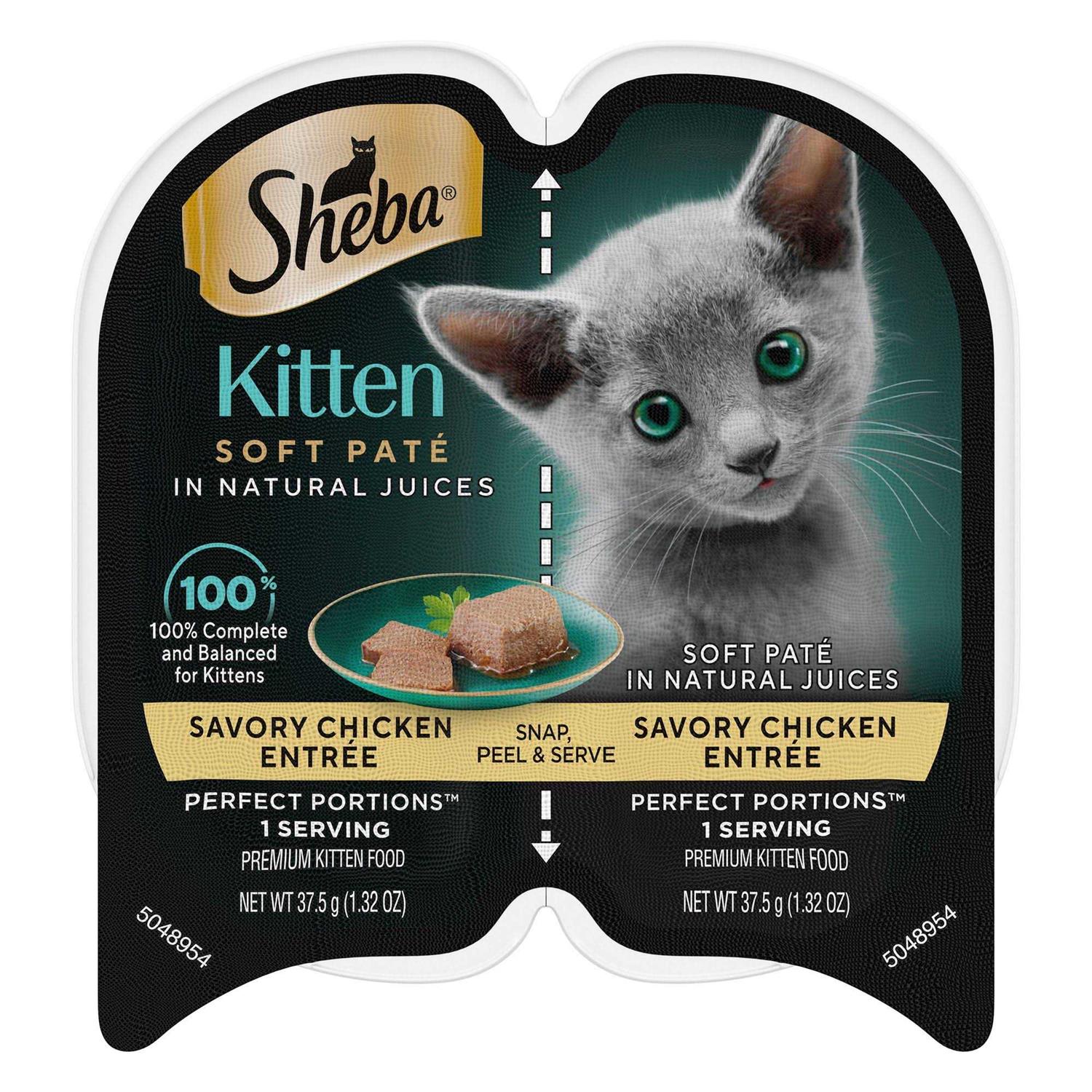 Sheba Perfect Portions Wet Kitten Food Pate - Healthber