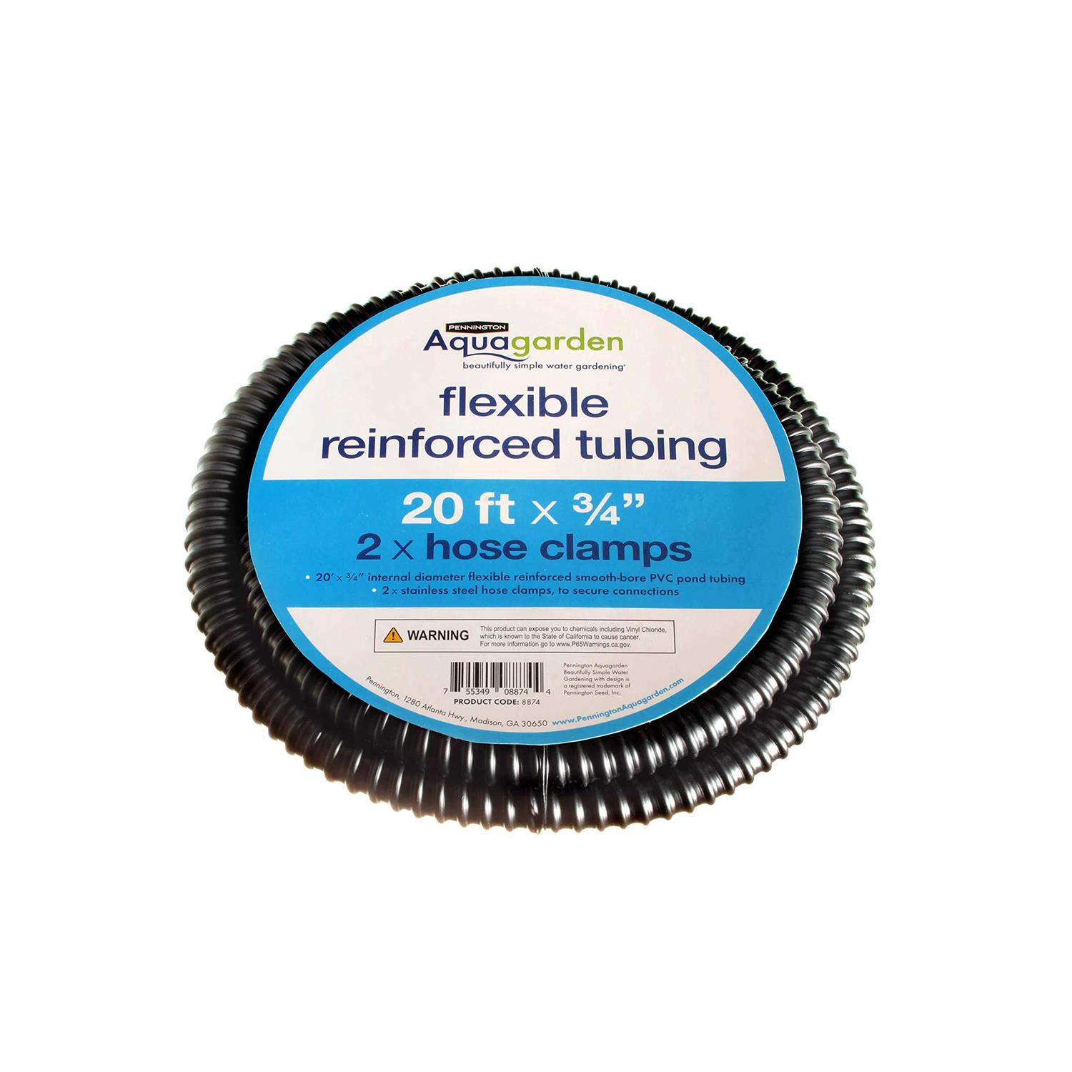 Pennington Aquagarden Aquagarden Flexible Reinforced Pond Tubing 20ft x Internal Diameter - Healthber