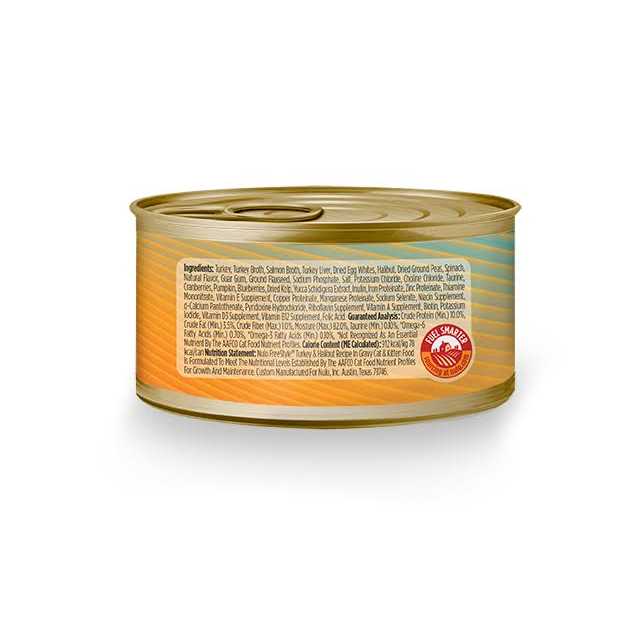 Nulo Freestyle Shredded Turkey & Halibut Canned Cat Food - Healthber