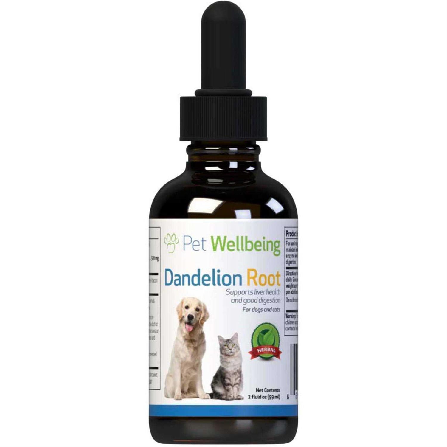 Pet Wellbeing -Dandelion Root for Cat Liver and Digestive Support - Healthber
