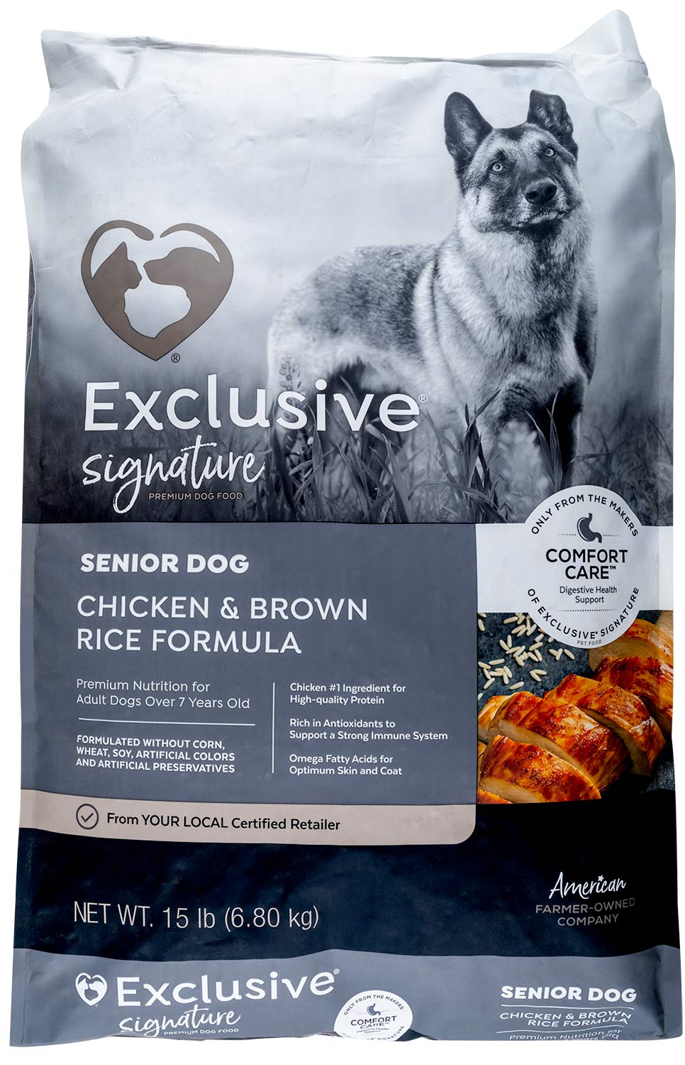 Purina Exclusive Senior Adult Dog Food - Healthber