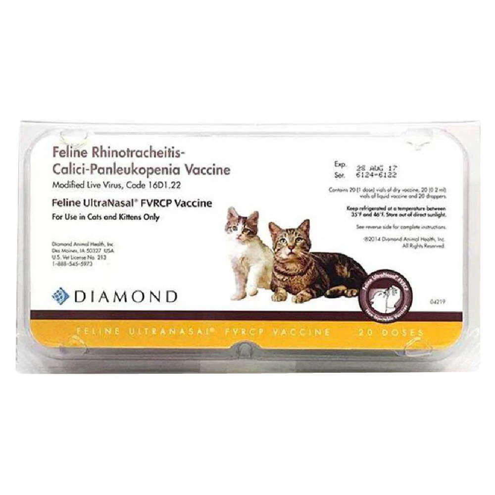 Feline UltraNasal FVRCP Vaccine, 20 x 1 dose - Healthber