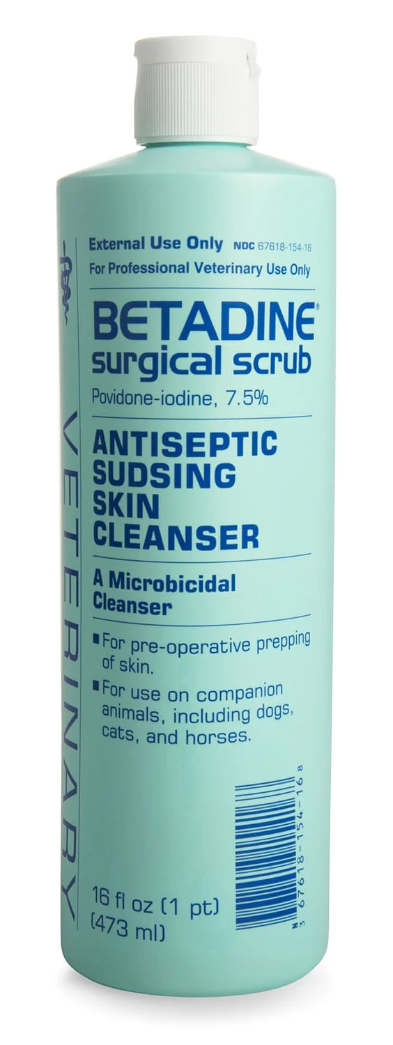 Betadine Surgical Scrub Sudsing Skin Cleanser (Povidone Iodine) - Healthber