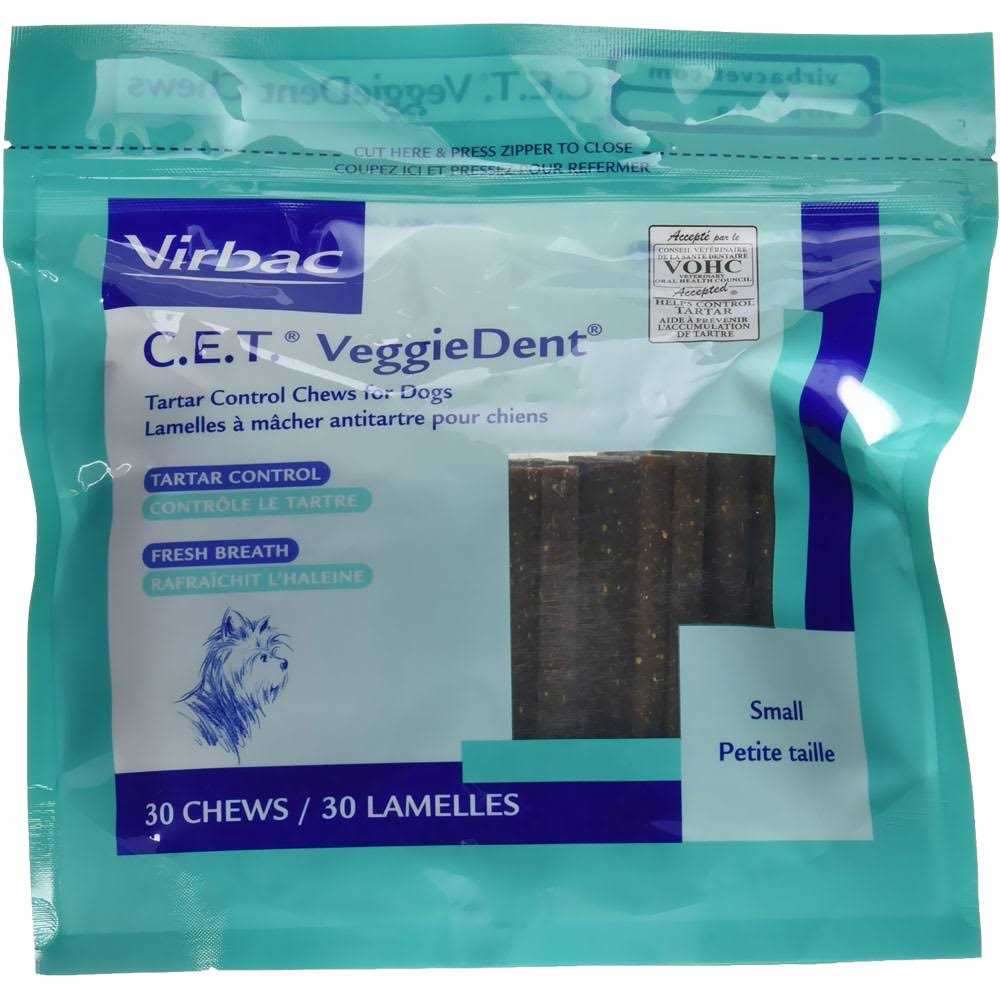 Virbac C.E.T. VeggieDent Dental Chews Dogs - Healthber