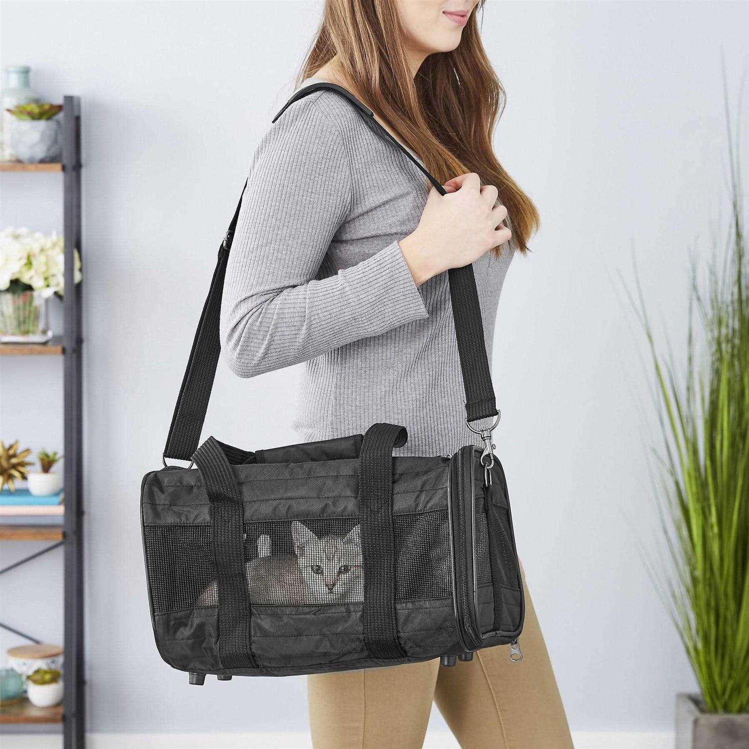 Frisco Premium Travel Dog u0026 Cat Carrier Bag - Healthber