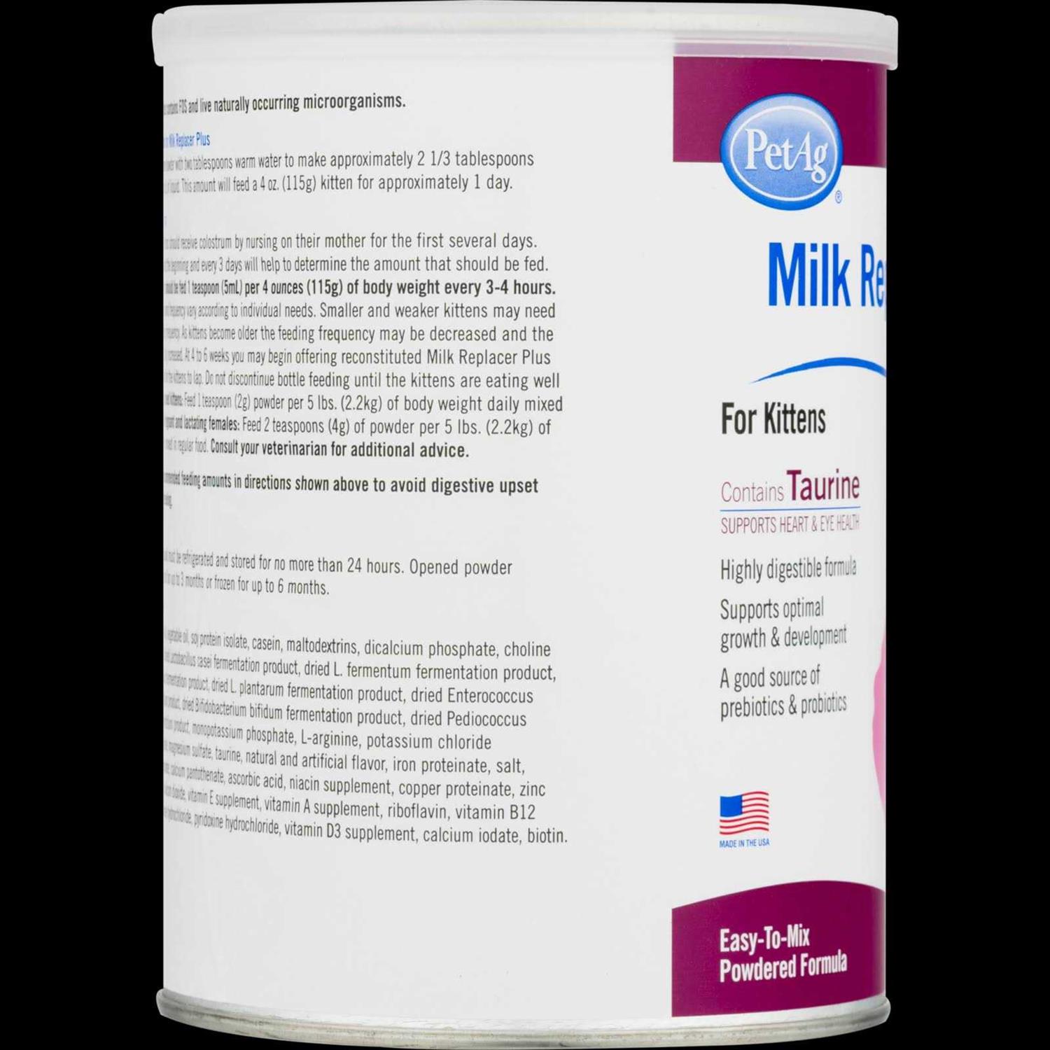 Petag Milk Replacer Plus for Kittens and Cats - Healthber