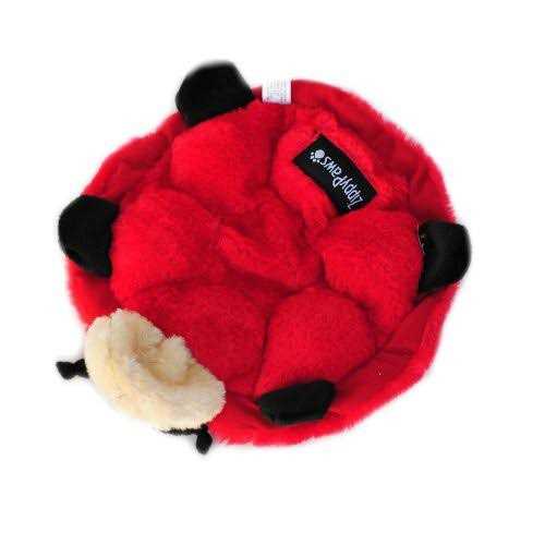 ZippyPaws Squeakie Crawler Betsey the Ladybug Plush Dog Toy - Healthber