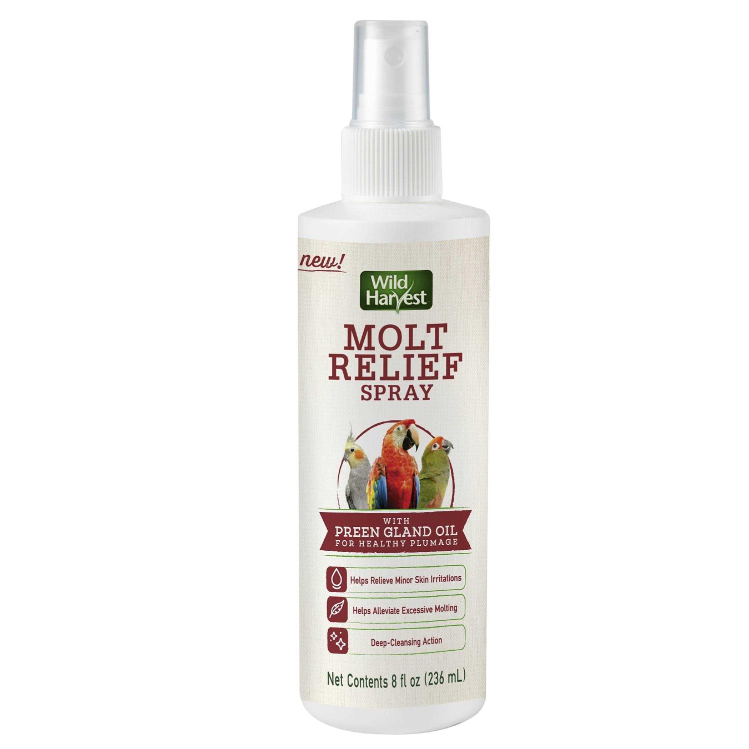 Wild Harvest Molt Relief Spray for All Birds - Healthber