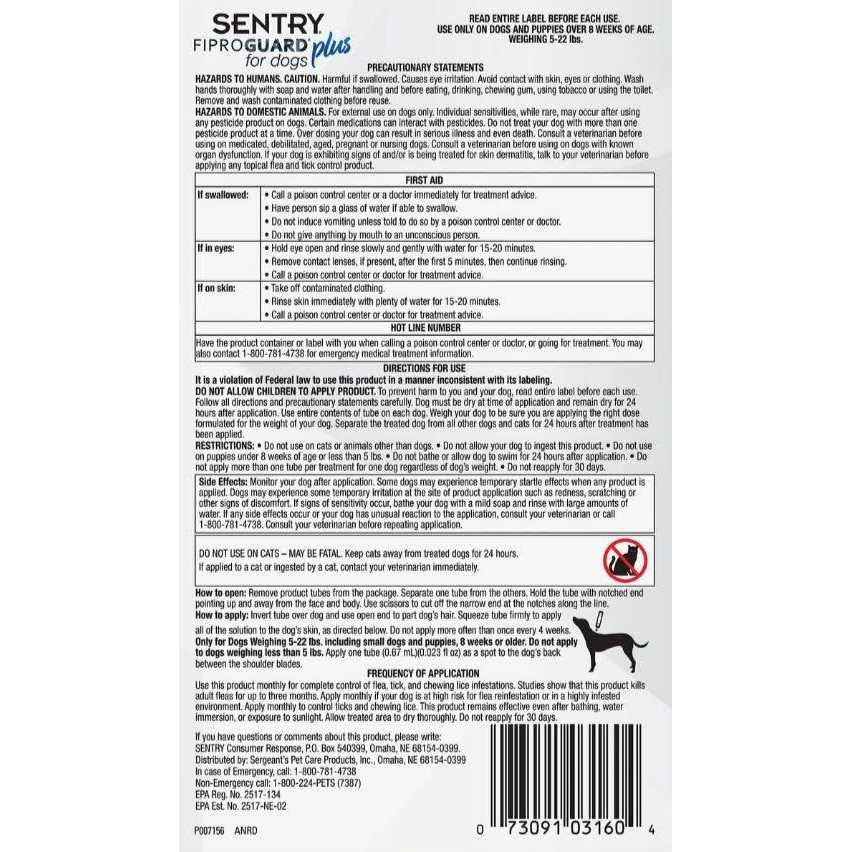 Sentry Fiproguard Plus for Dogs - Healthber