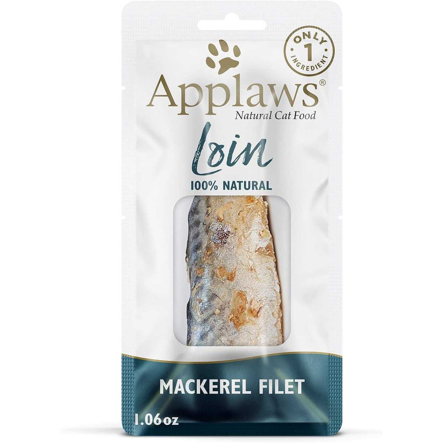 Applaws Natural Whole Mackerel Loin Cat Treat - Healthber