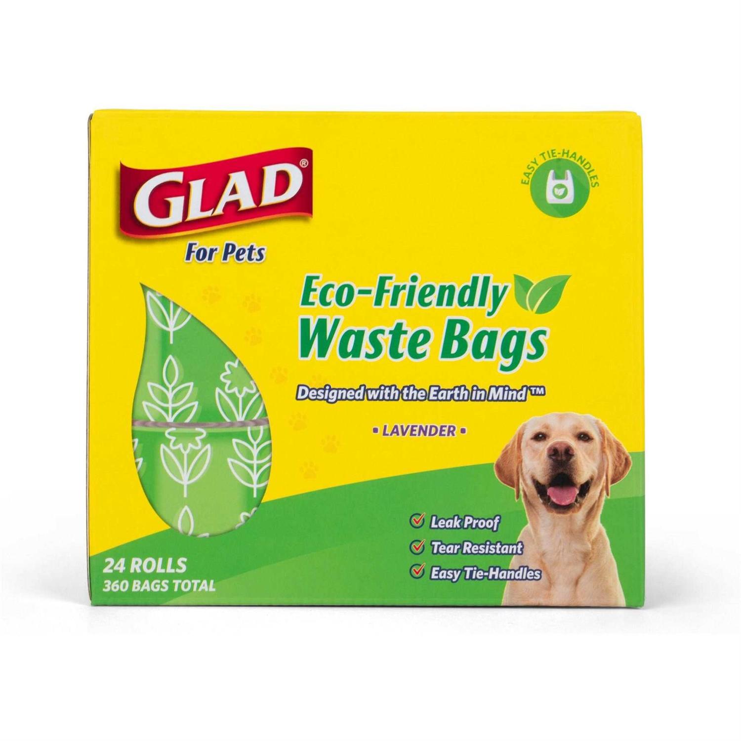 Glad Eco Friendly Easy Tie Handle Waste Bags - Healthber