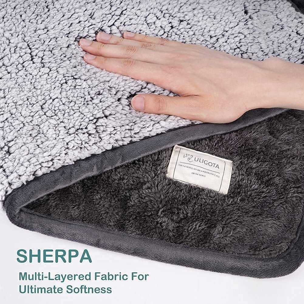 Waterproof Dog Blanket Soft Fluffy Plush Pet Blanket with Liquid Pee Proof Reversible Sherpa Couch Bed Cover Protector Throw Blanket for cats & Dogs - Healthber