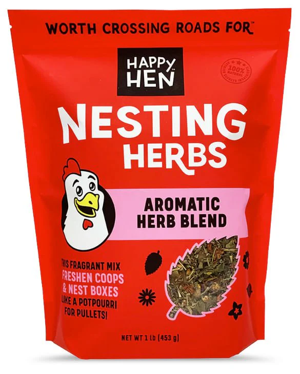 Happy Hen Nesting Herbs, Aromatic Herb Blend, 1 lb bag - Healthber