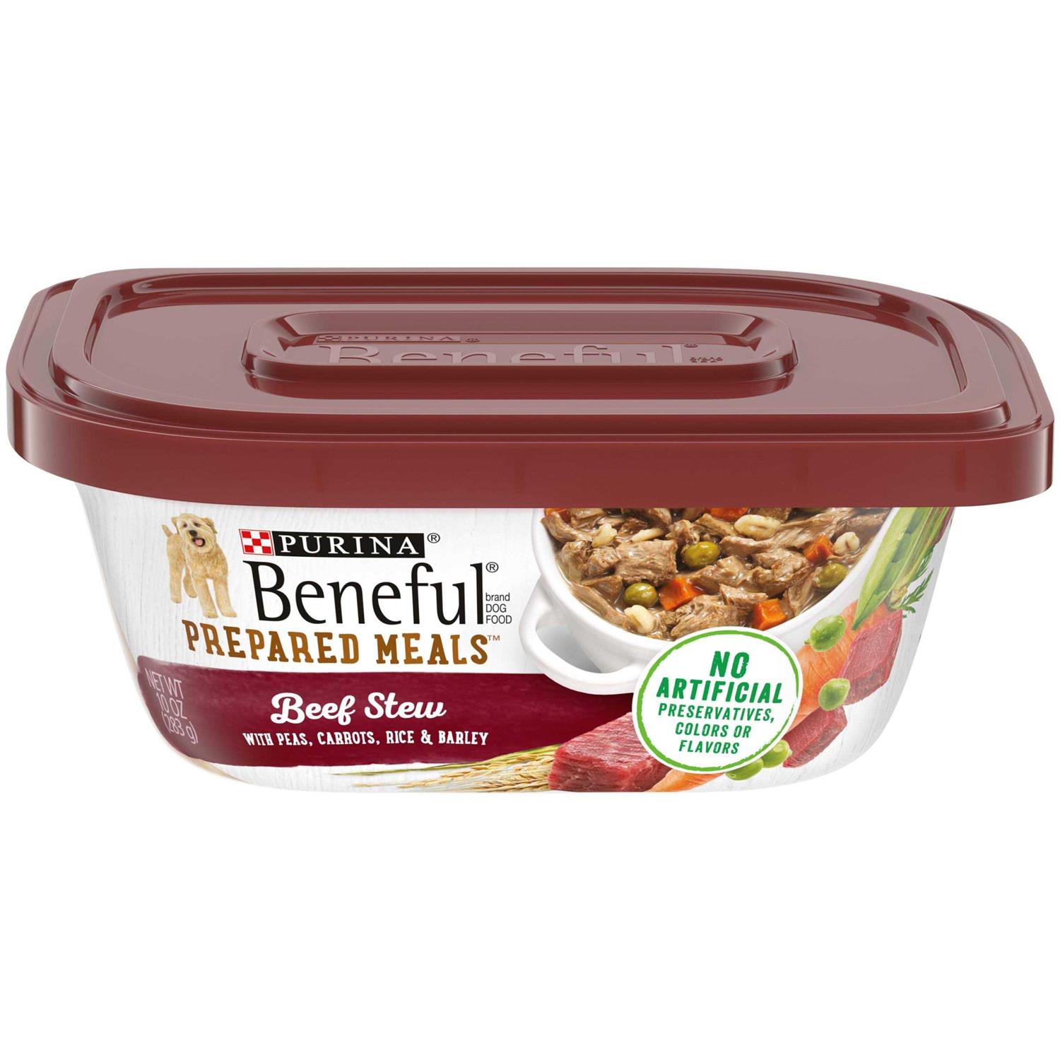Purina Beneful Beef Stew Prepared Meals Dog Food - Healthber