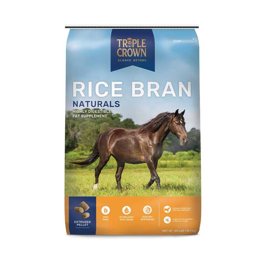 Triple Crown Naturals Rice Bran - Healthber