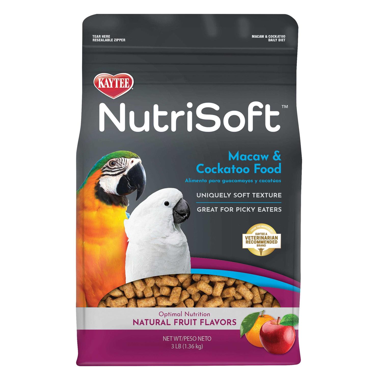 Kaytee NutriSoft Cockatoo & Macaw Food - Healthber