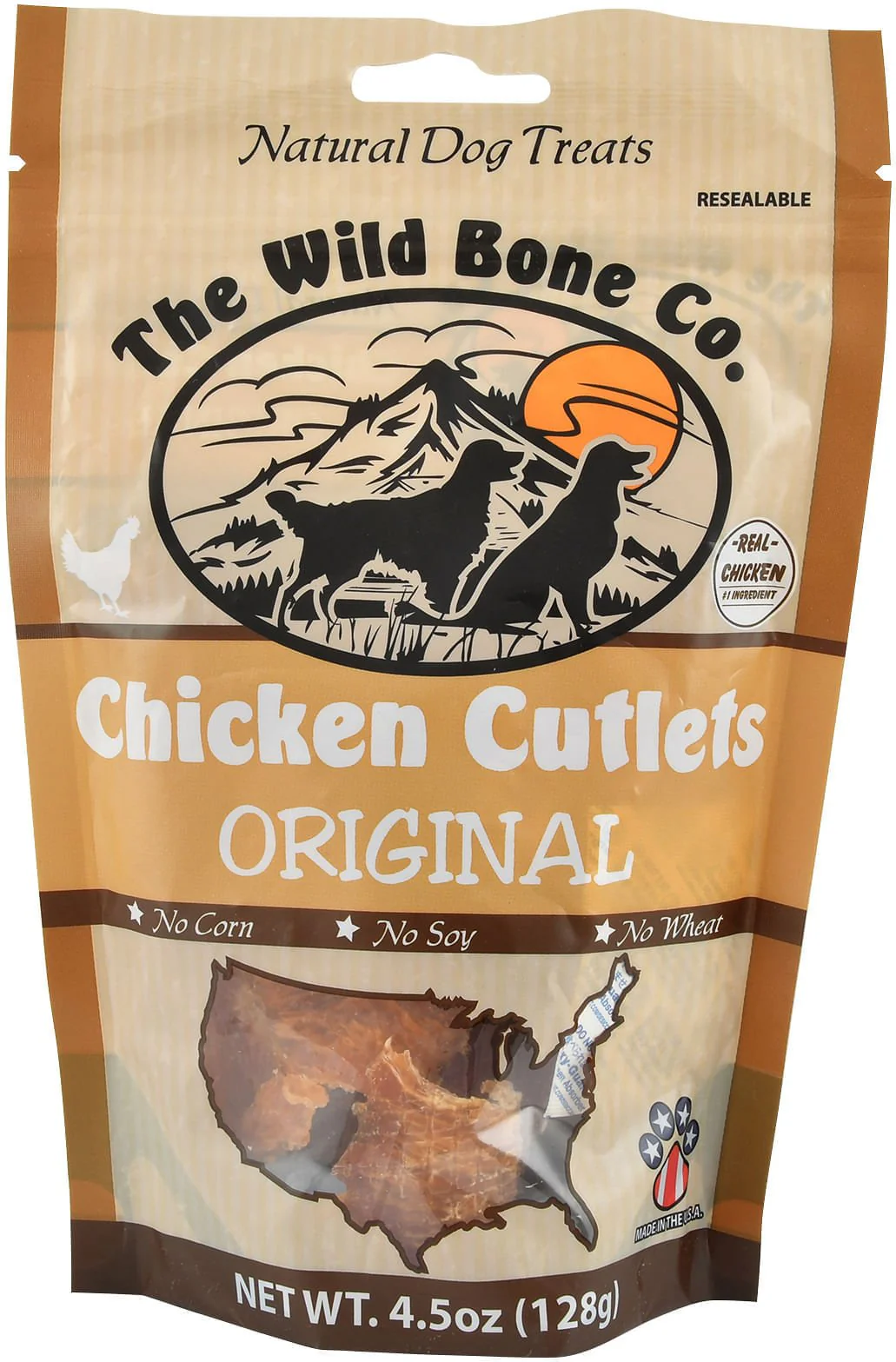 4.5 oz Original Chicken Cutlets Dog Treats - Healthber