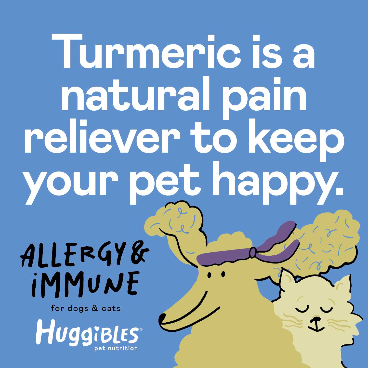 Huggibles Allergy & Immune 2-oz Liquid Supplement for Dogs & Cats - Healthber