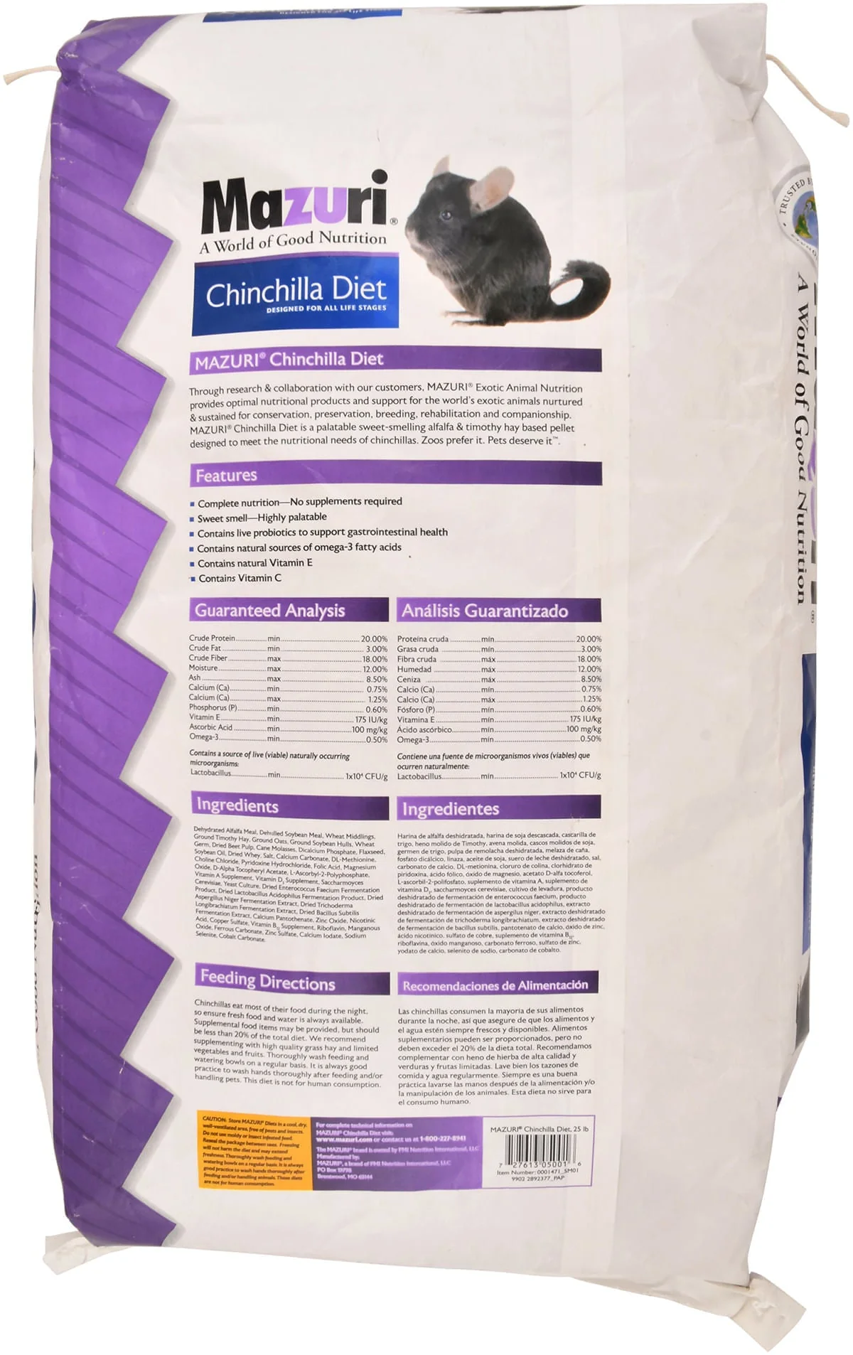 Mazuri Chinchilla Diet - Healthber
