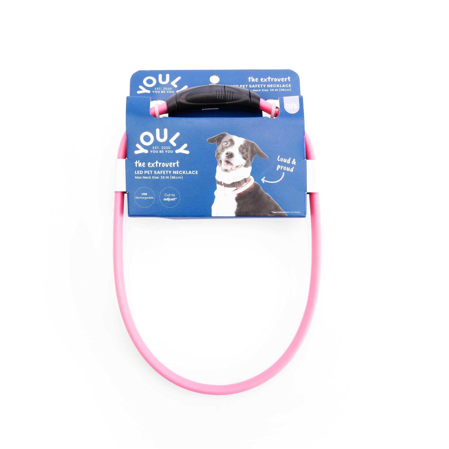 YOULY The Extrovert LED Pet Safety Necklace - Healthber