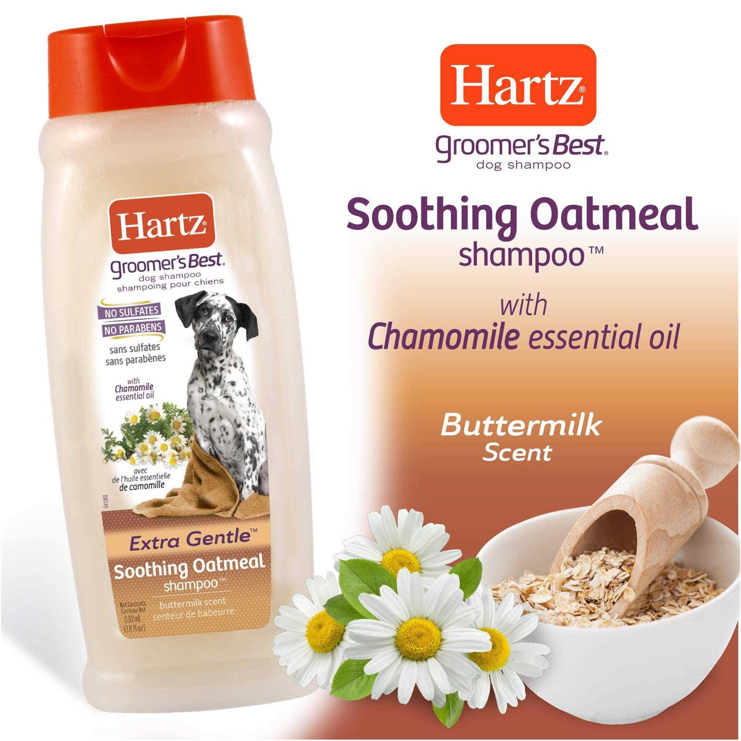 Hartz Groomer’s Best Soothing Oatmeal Dog Shampoo - Healthber
