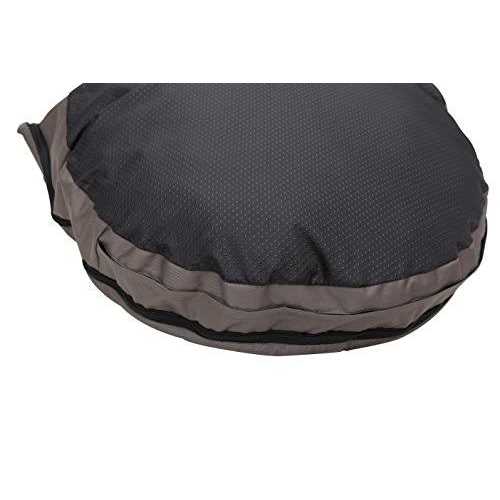 Long Rich Durable Oxford to Sherpa Pet Cave and Round Pet Bed, 25, with Removable Top and Insert - Healthber