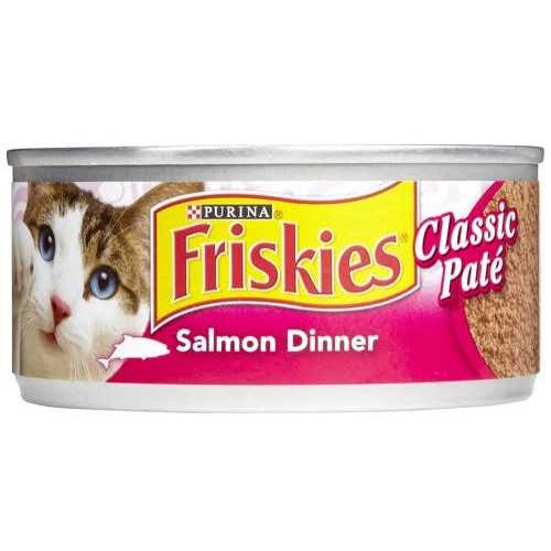 Friskies Pate Wet Salmon Dinner Cat Food - Healthber