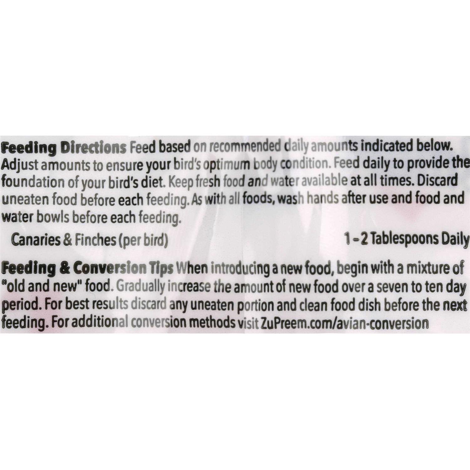 Zupreem FruitBlend Flavor Bird Food - Healthber