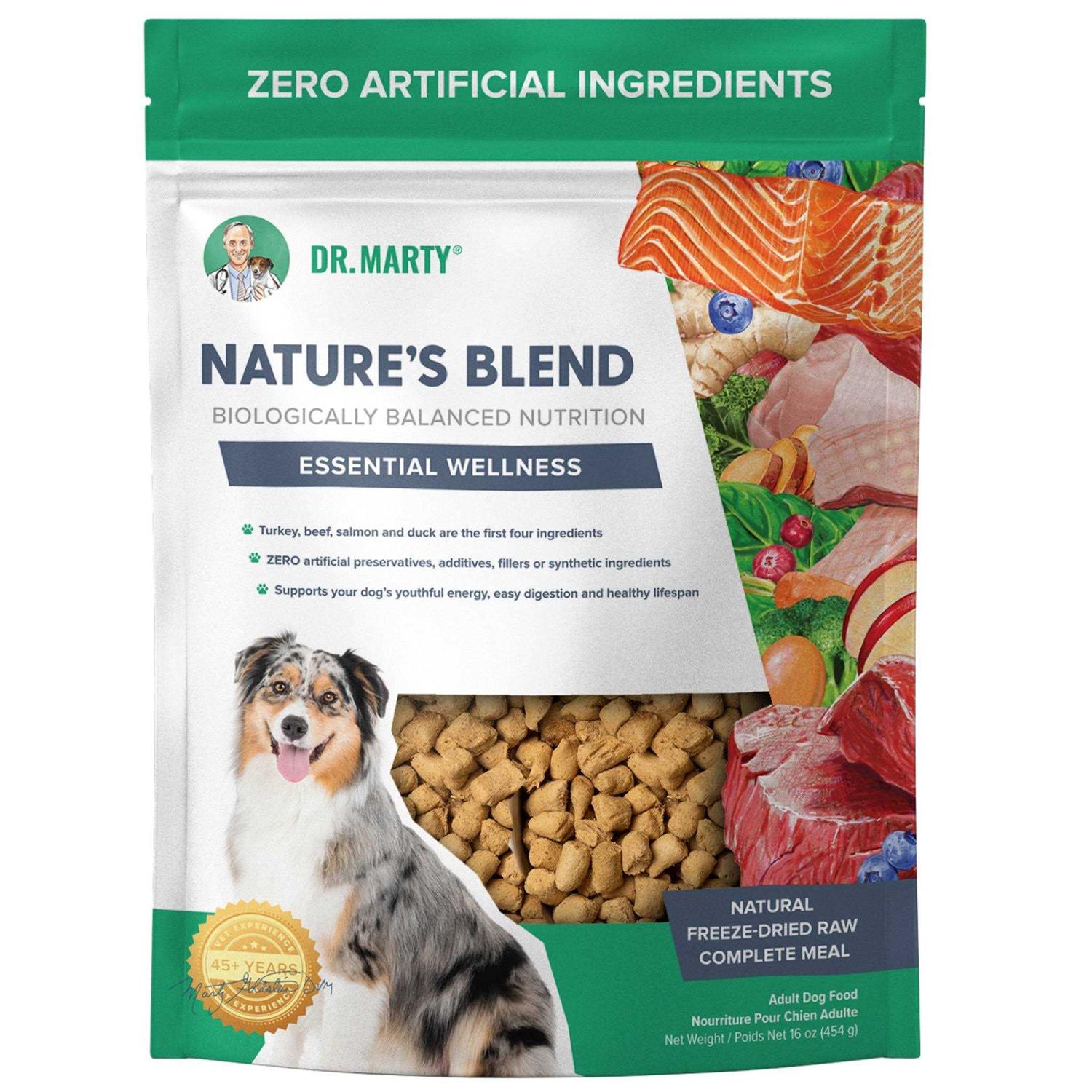 Dr. Marty Nature’s Blend Freeze Dried Raw Dog Food - Healthber