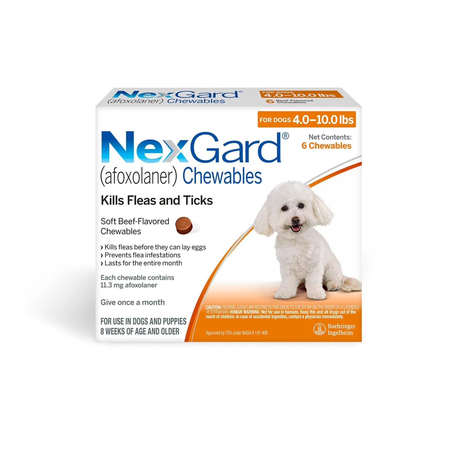 NexGard Flea and Tick Chewables for Dogs - Healthber