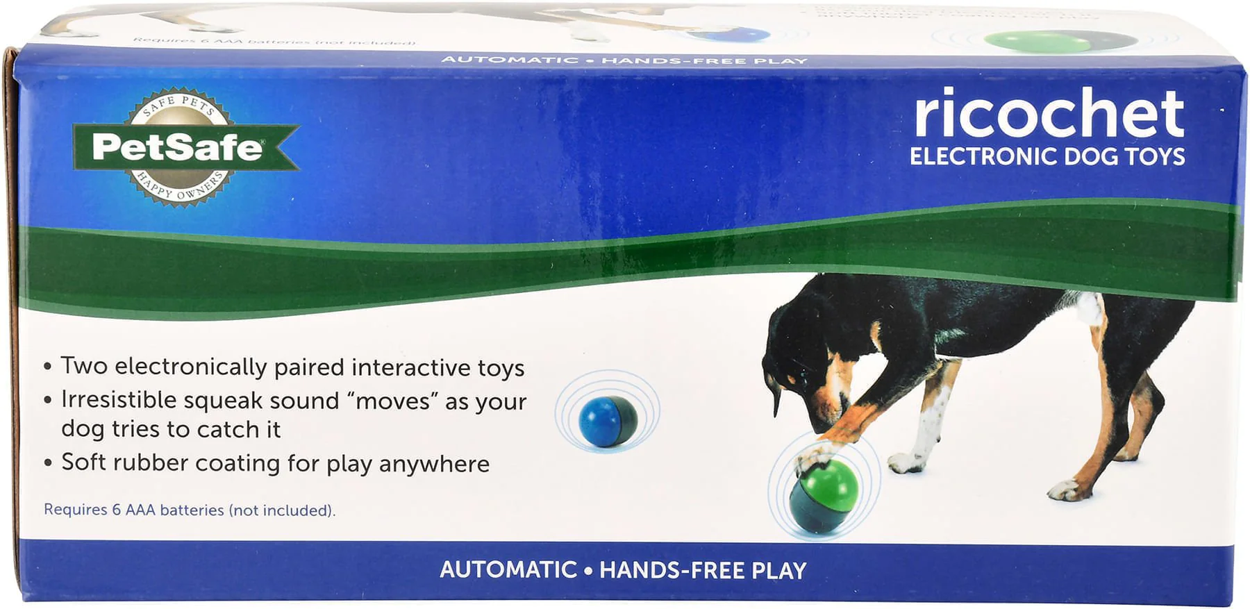 PetSafe Ricochet Electronic Interactive Dog Toy - Healthber