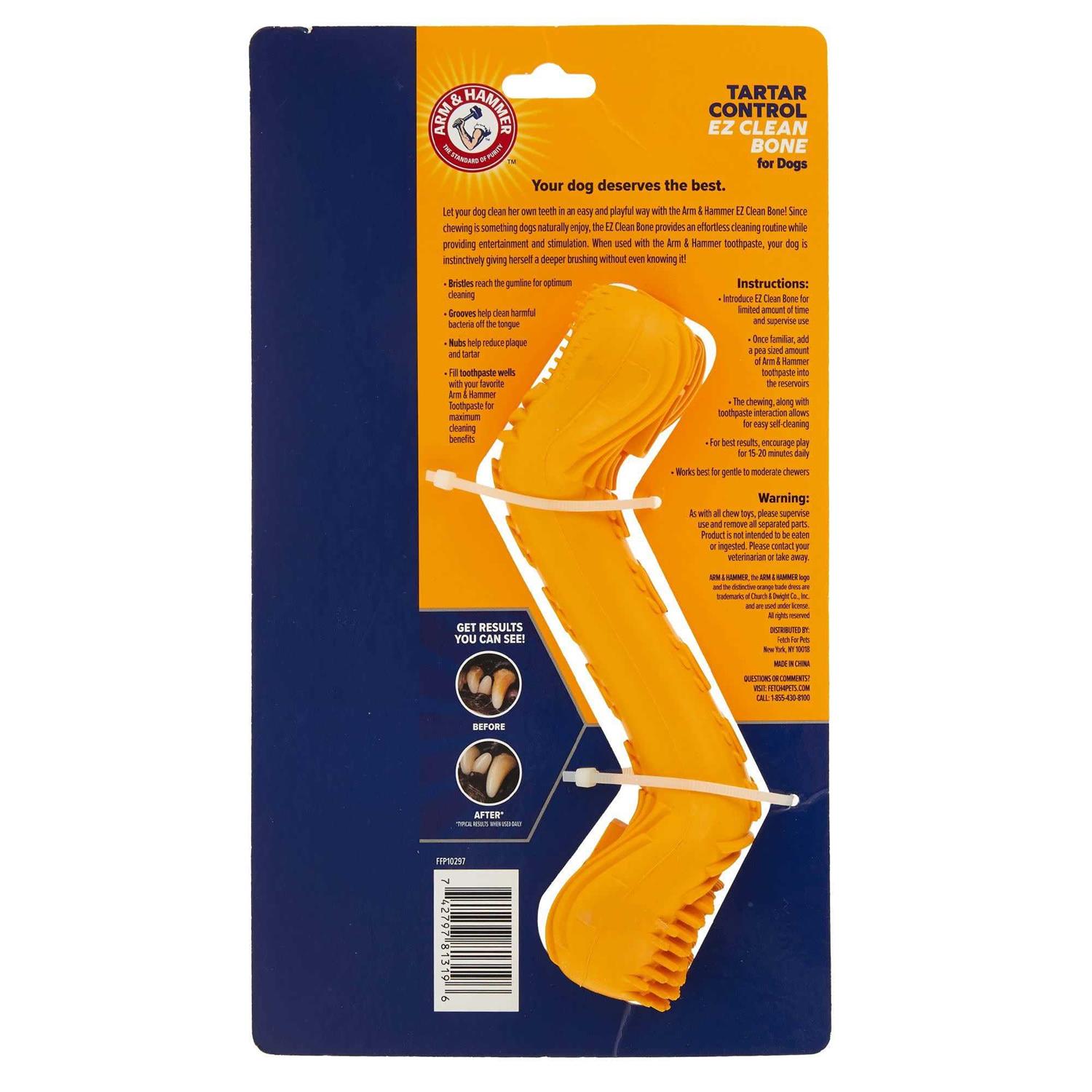Arm & Hammer Tartar Control EZ Clean Bone with Toothpaste - Healthber