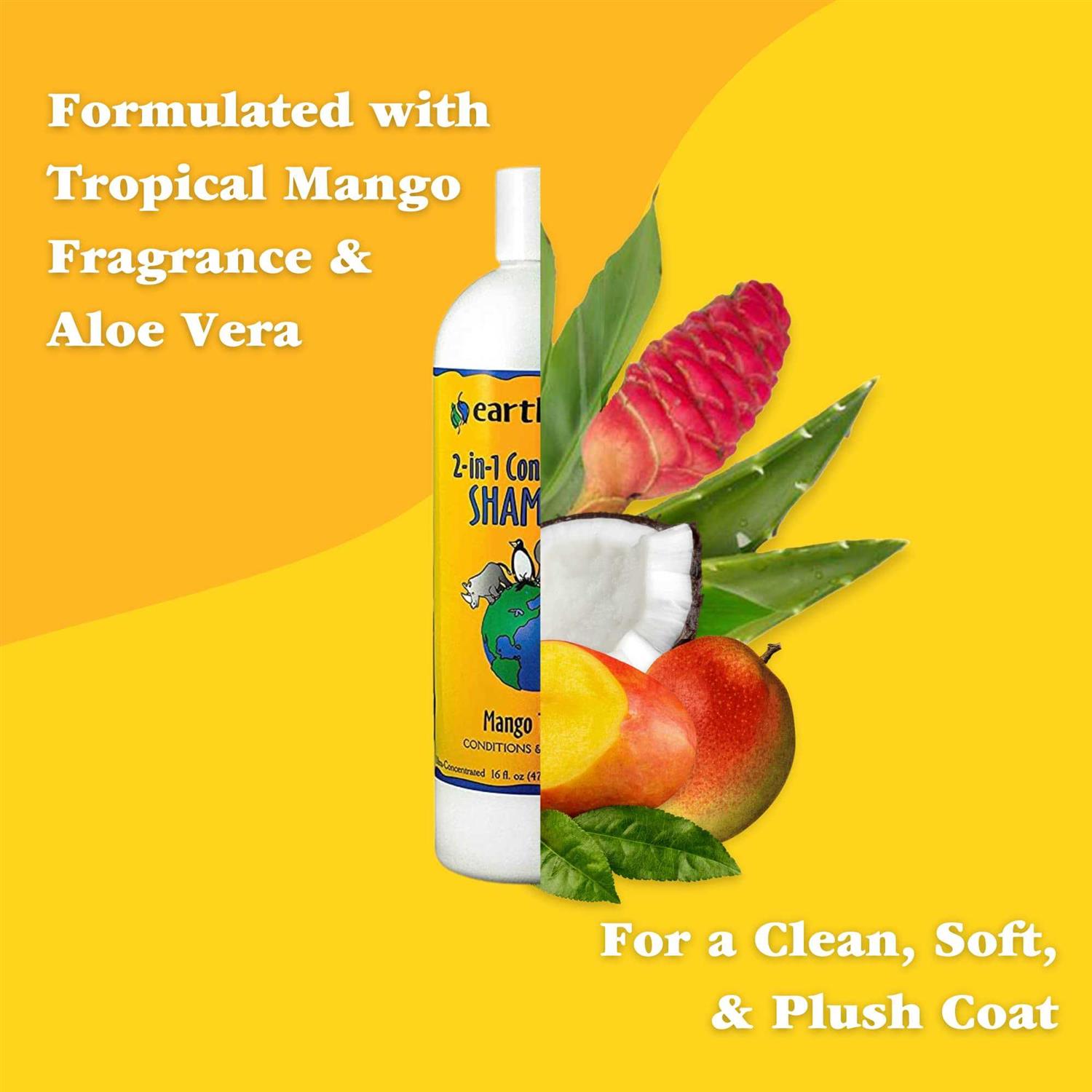 Earthbath Mango Tango 2-in-1 Conditioning Shampoo - Healthber