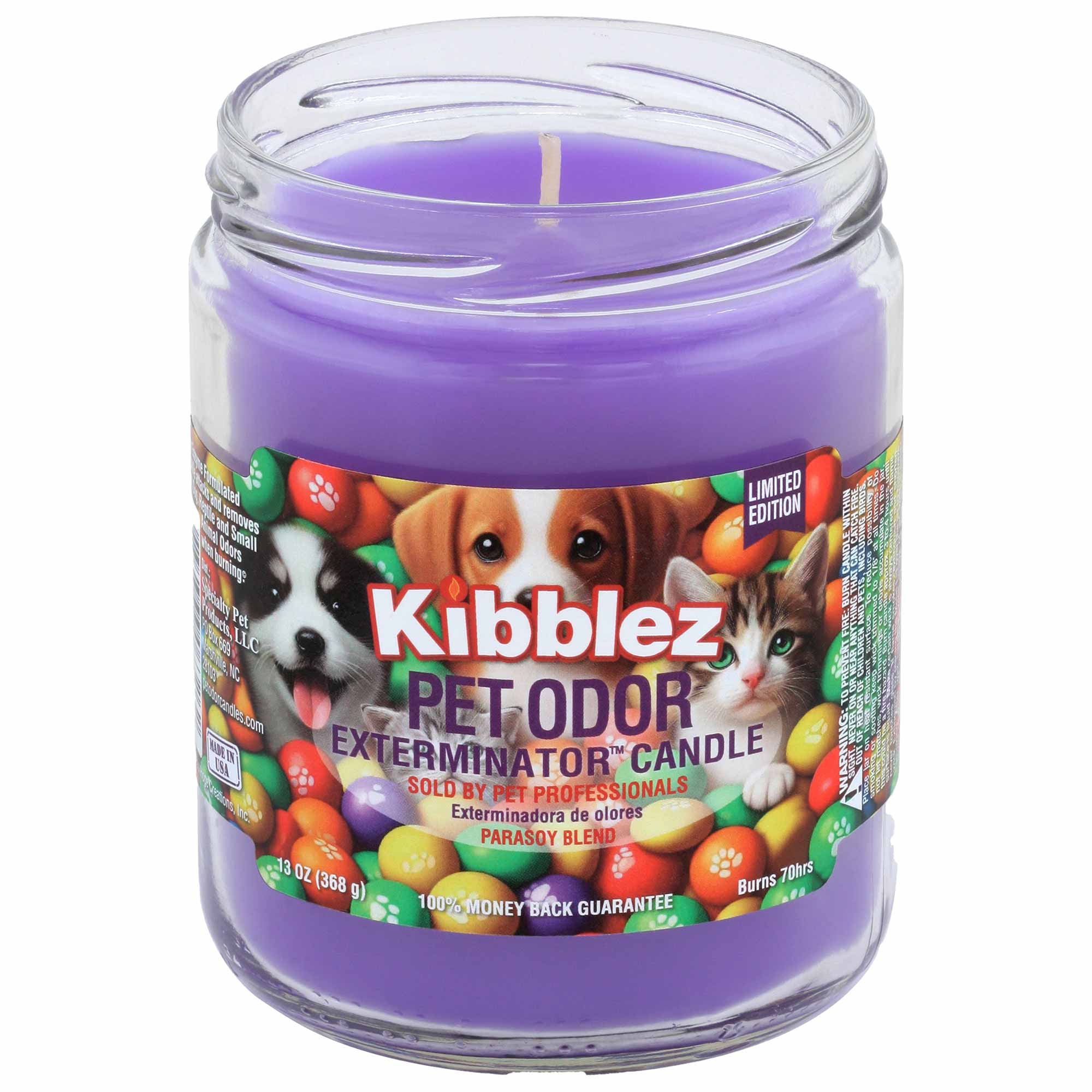 Pet Odor Exterminator Candle, Kibblez, 13 oz - Healthber