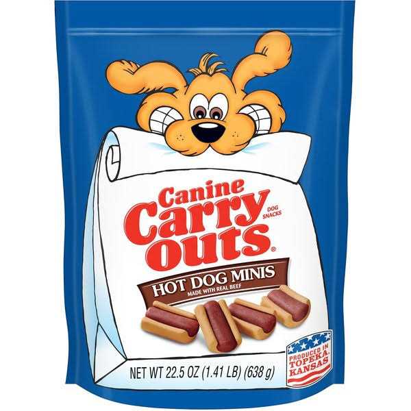 Canine Carry Outs Beef Flavor Taco Minis Dog Treats - Healthber
