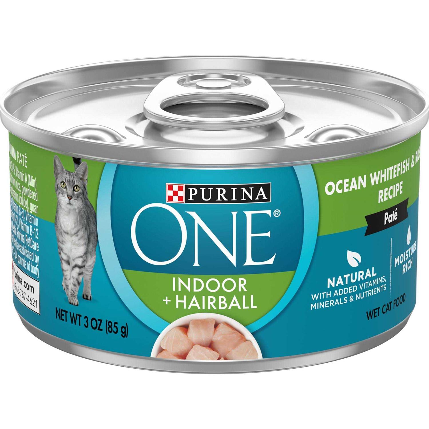 Purina One Indoor Advantage Natural Cat Food Ocean Whitefish & Rice - Healthber