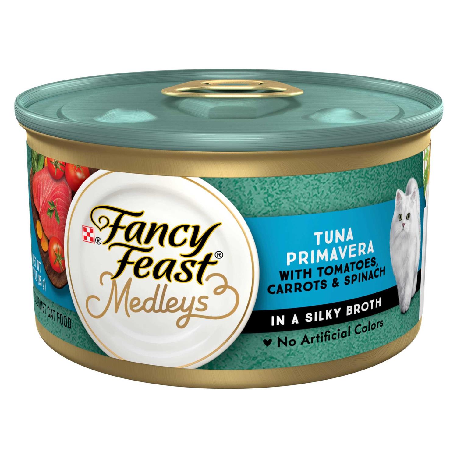 Fancy Feast Medleys Shredded Tuna Fare Wet Cat Food - Healthber